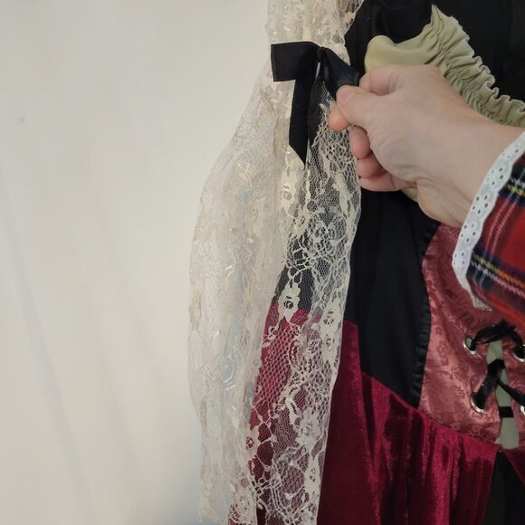 Pirate Wench Costume Dress 3x 4x plus - Picture 3 of 6